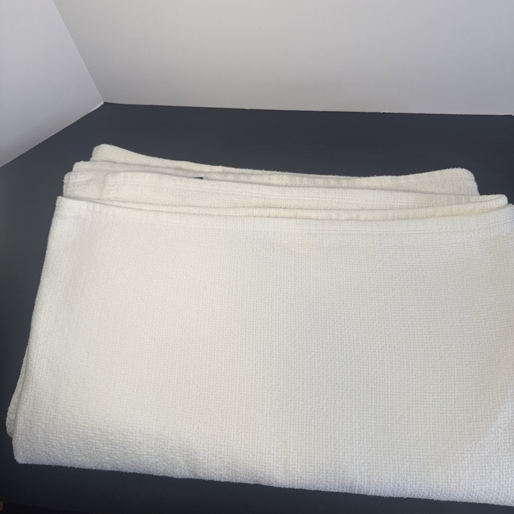 Ralph Lauren woven twin size bedspread coverlet cotton USA Vintage 58x85